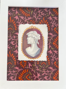  Framed Original Cameo Painting 8