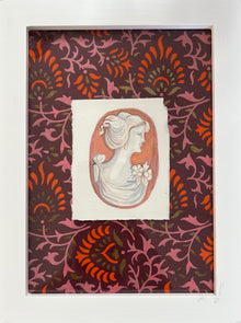  Framed Original Cameo Painting 7