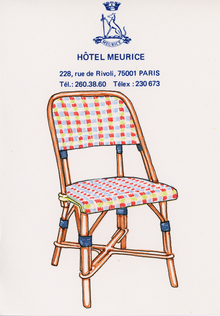  Checkered Bistro Chair