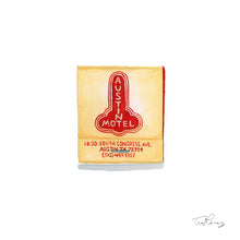  Austin Motel Matchbook Print