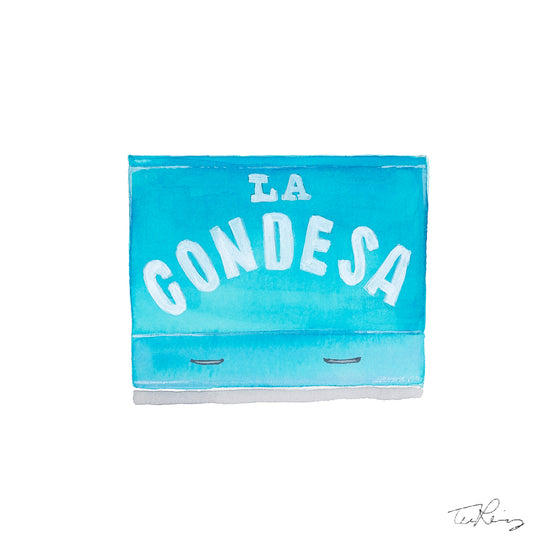 La Condesa Matchbook Print