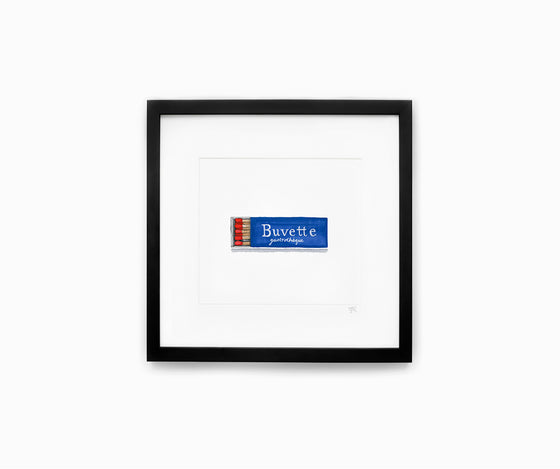 Buvette Matchbook Print