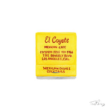  El Coyote Matchbook Print
