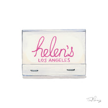  Helen's Matchbook Print