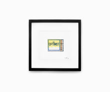  The Optimist Matchbook Print